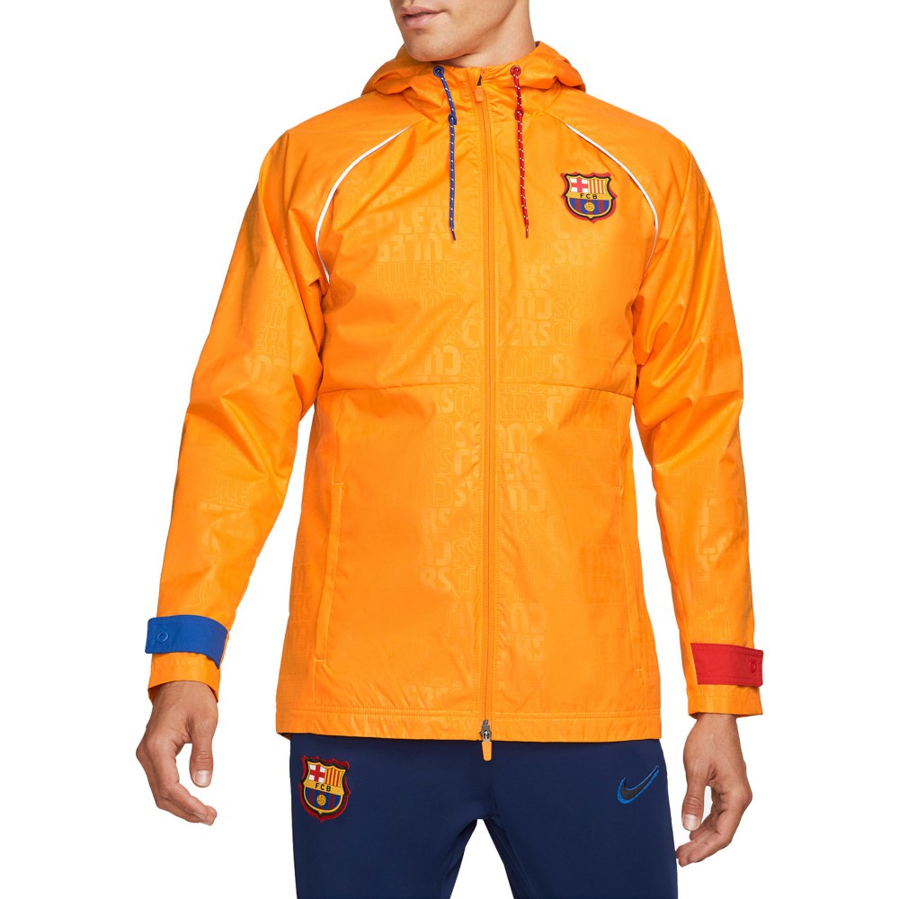Nike - Barcelona All-Weather Full-Zip Jacket - Orange