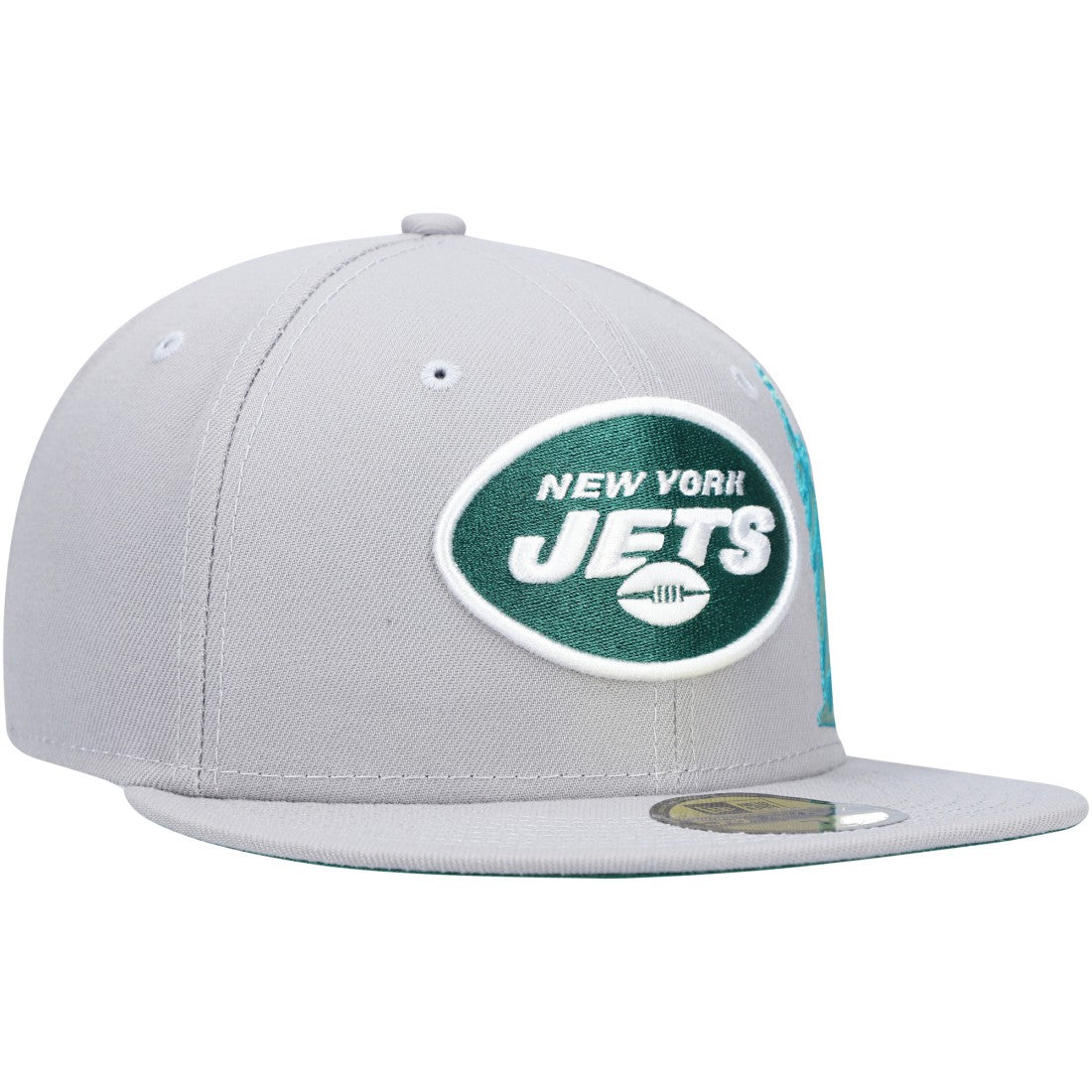 New York Jets New Era City Describe 59FIFTY Fitted Hat - Gray - NFL