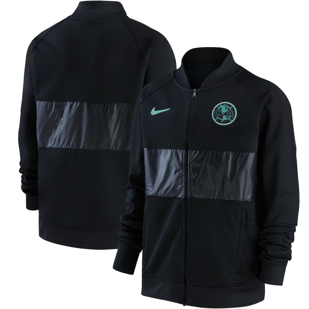 Nike - Club America Youth I96 Anthem Raglan Full-Zip Jacket - Black