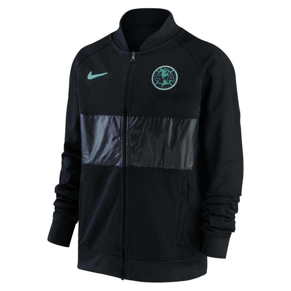 Nike - Club America Youth I96 Anthem Raglan Full-Zip Jacket - Black