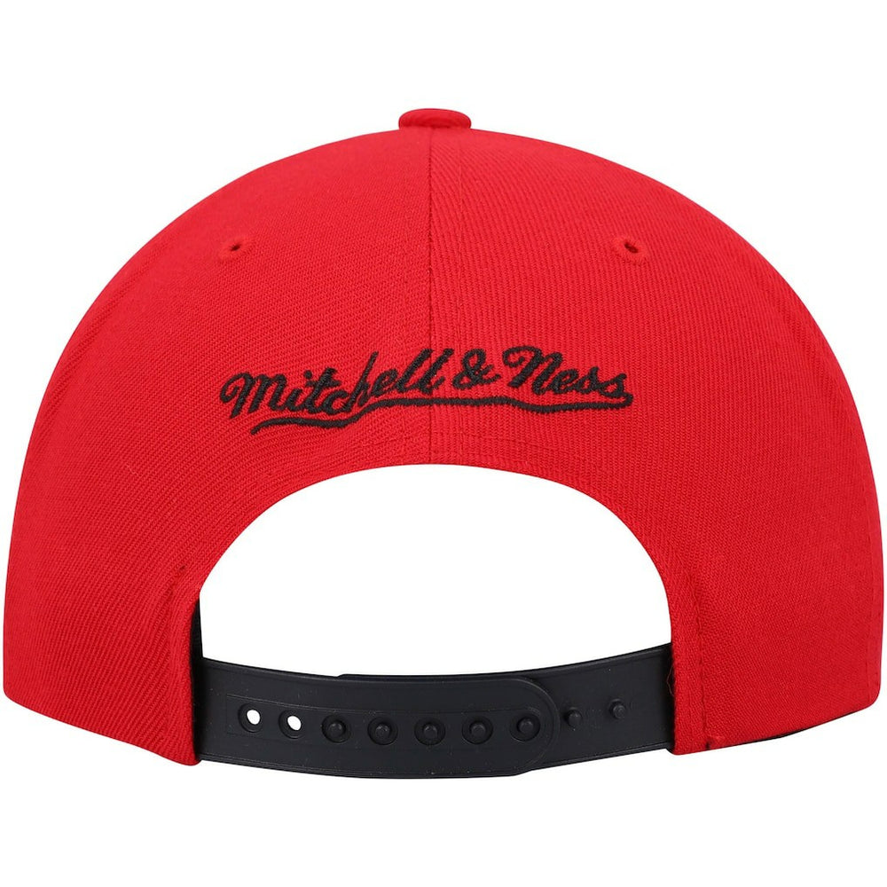 Mitchell & Ness Chicago Bulls Day One Snapback Hat Black/Red