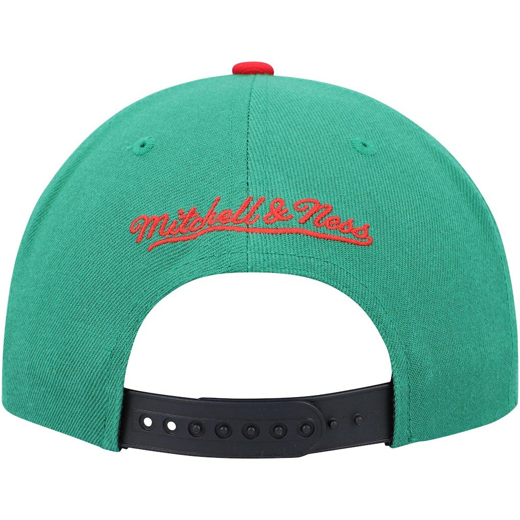 Mitchell & Ness Chicago Bulls Day One Snapback Hat Black/Green