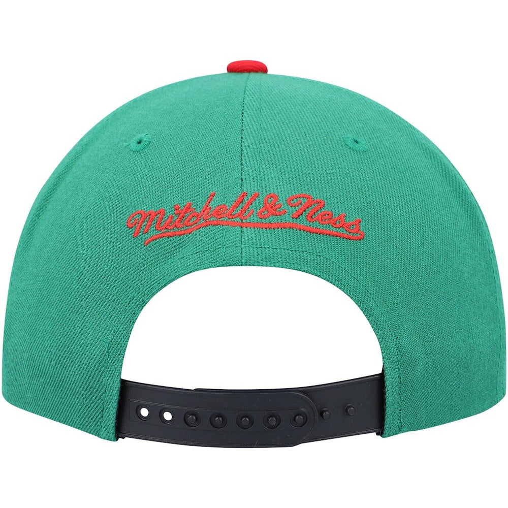 Mitchell & Ness Chicago Bulls Day One Snapback Hat Black/Green