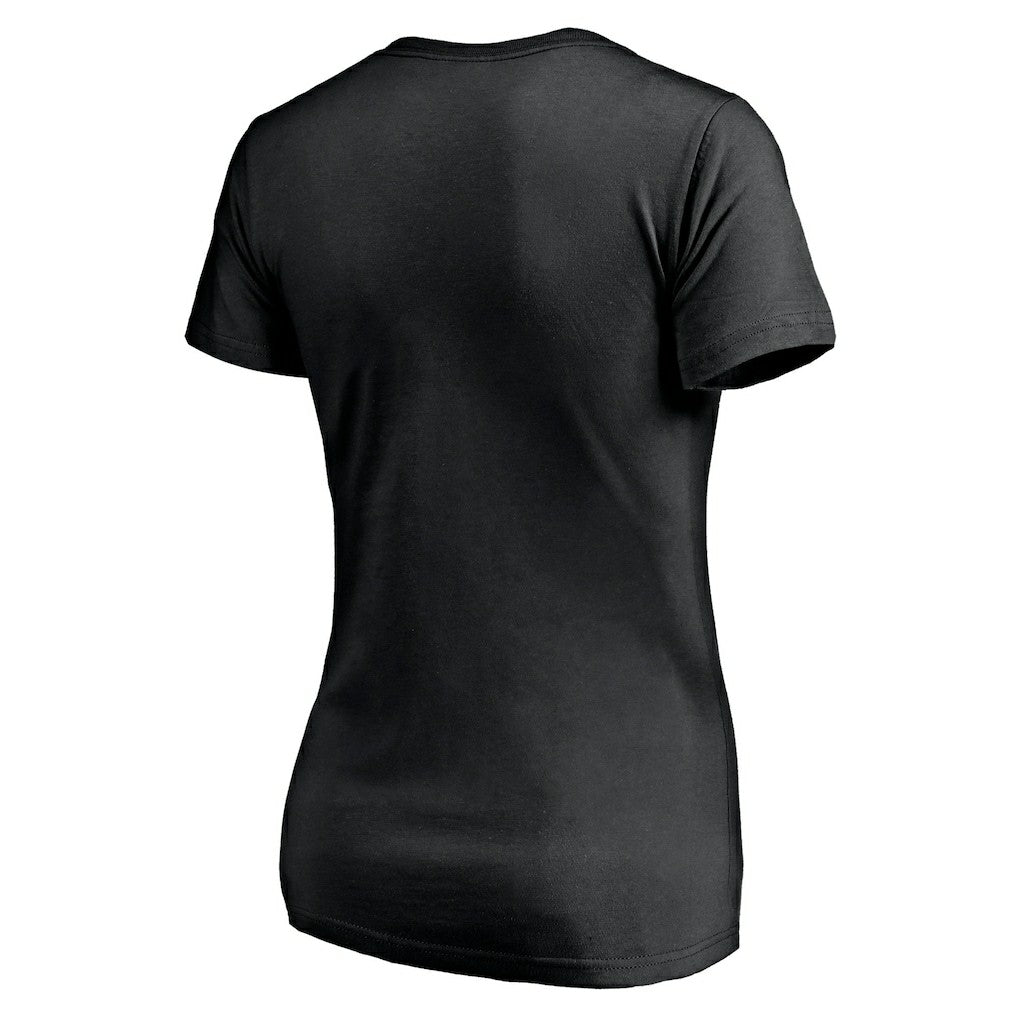 Cincinnati Bengals Women's Long Stride V-Neck T-Shirt - Black - NFL