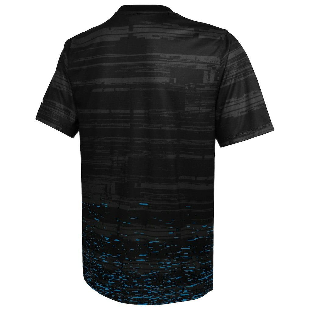 Carolina Panthers New Era Combine Authentic Sweep T-Shirt - Black - NFL