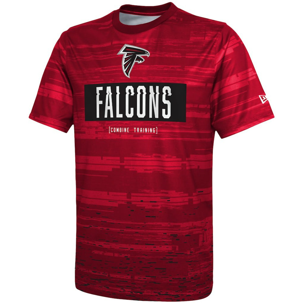 Atlanta Falcons New Era Combine Authentic Sweep T-Shirt - Red - NFL