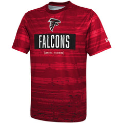 Atlanta Falcons New Era Combine Authentic Sweep T-Shirt - Red - NFL