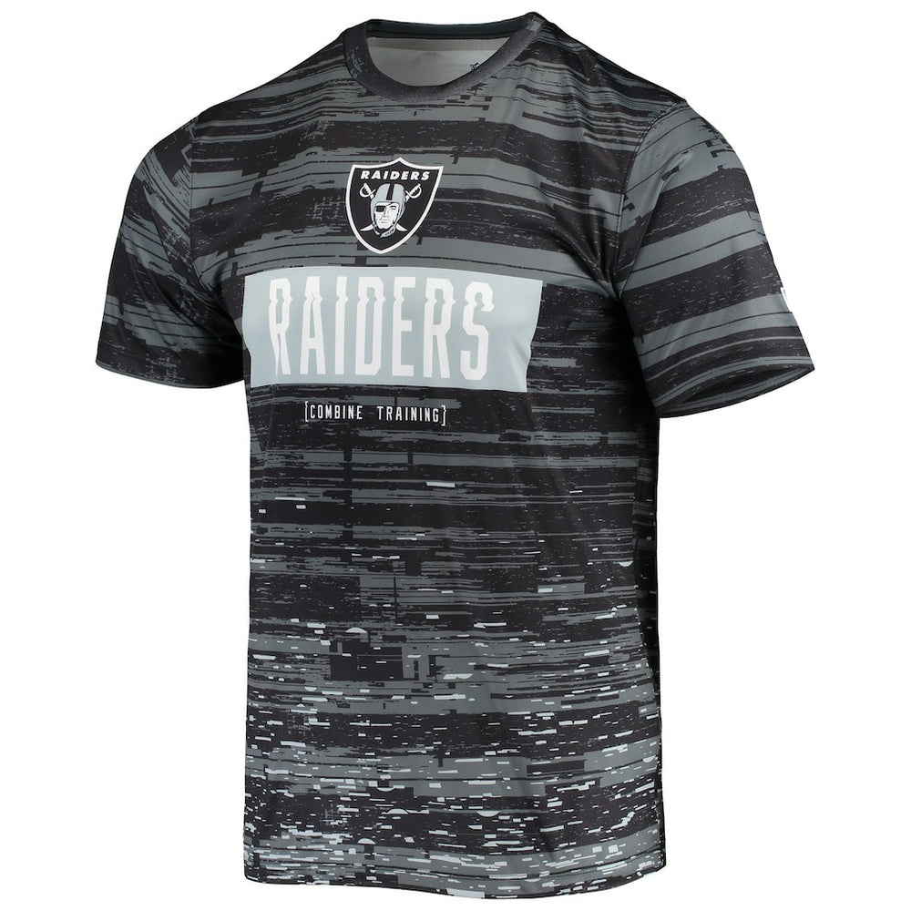 Las Vegas Raiders New Era Combine Authentic Sweep T-Shirt - Black - NFL