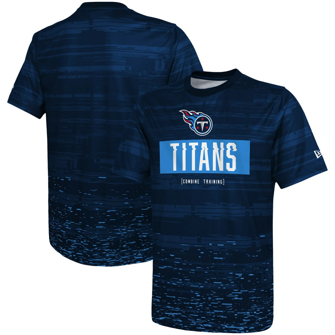 Tennessee Titans New Era Combine Authentic Sweep T-Shirt - Navy - NFL