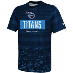 Tennessee Titans New Era Combine Authentic Sweep T-Shirt - Navy - NFL