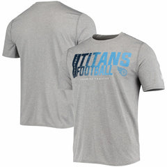 Tennessee Titans New Era Combine Authentic Game On T-Shirt - Heathered Gray - NFL