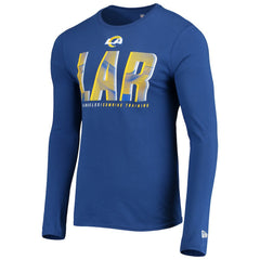 Los Angeles Rams New Era Combine Authentic Static Abbreviation Long Sleeve T-Shirt - Royal - NFL