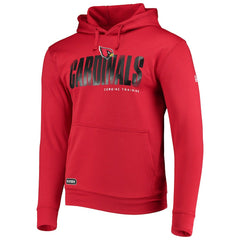 Arizona Cardinals New Era Combine Authentic Hard Hash Pullover Hoodie - Cardinal - NFL