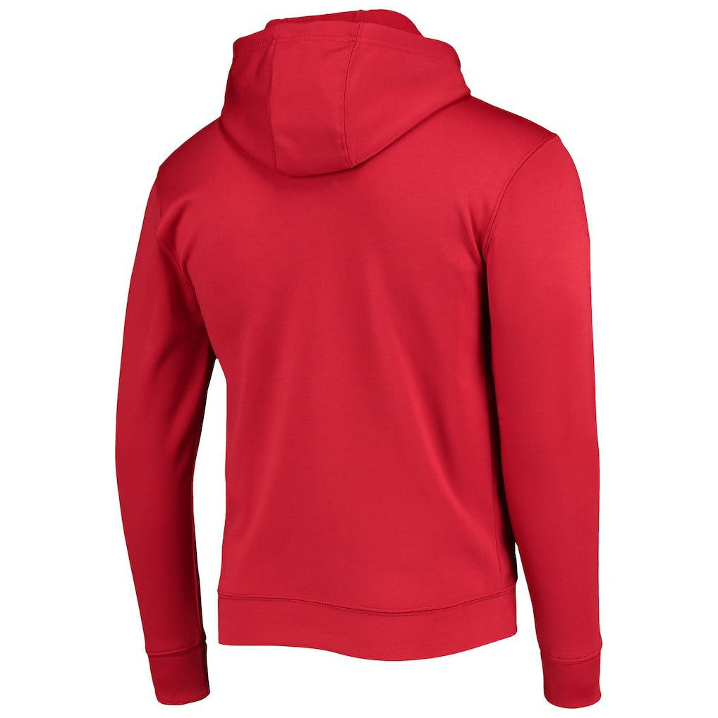 Arizona Cardinals New Era Combine Authentic Hard Hash Pullover Hoodie - Cardinal - NFL