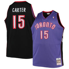 Mitchell & Ness Vince Carter Toronto Raptors Big & Tall 1999/00 Hardwood Classics Swingman Jersey Purple