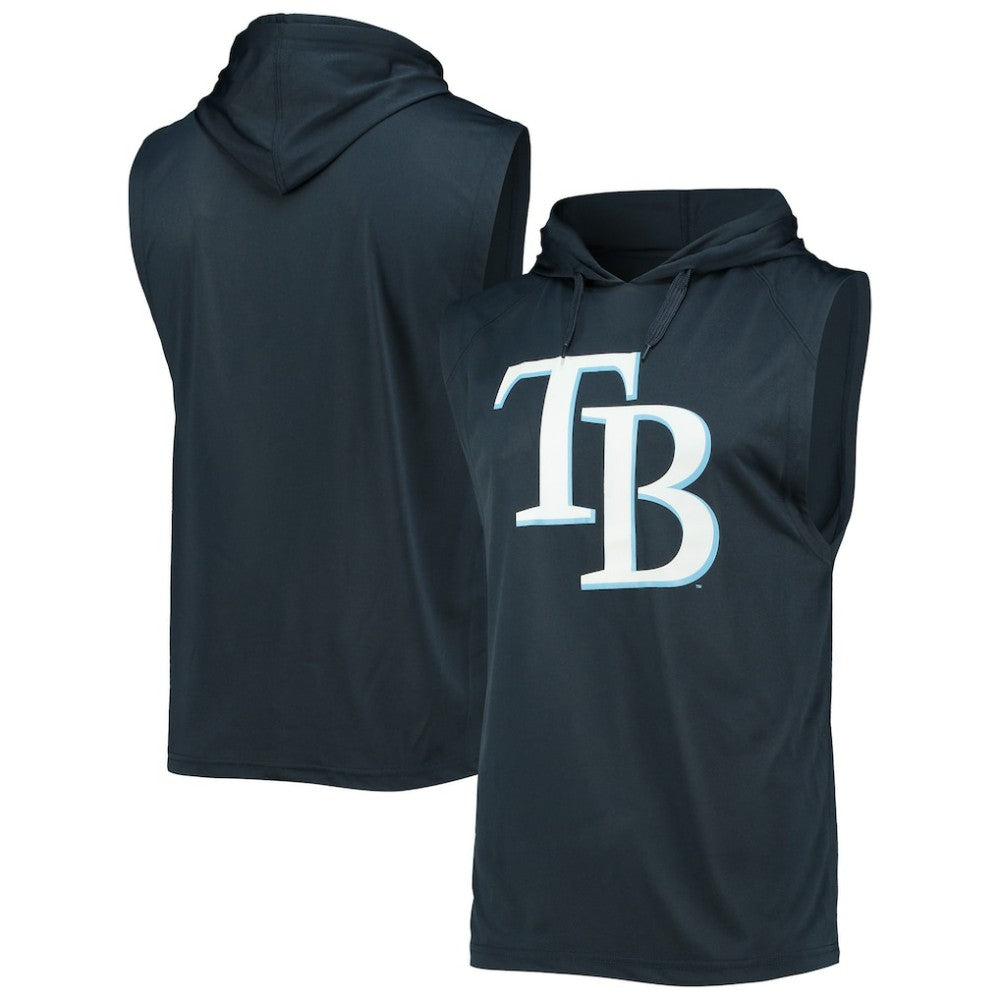 Tampa Bay Rays Stitches Sleeveless Pullover Hoodie Outlet