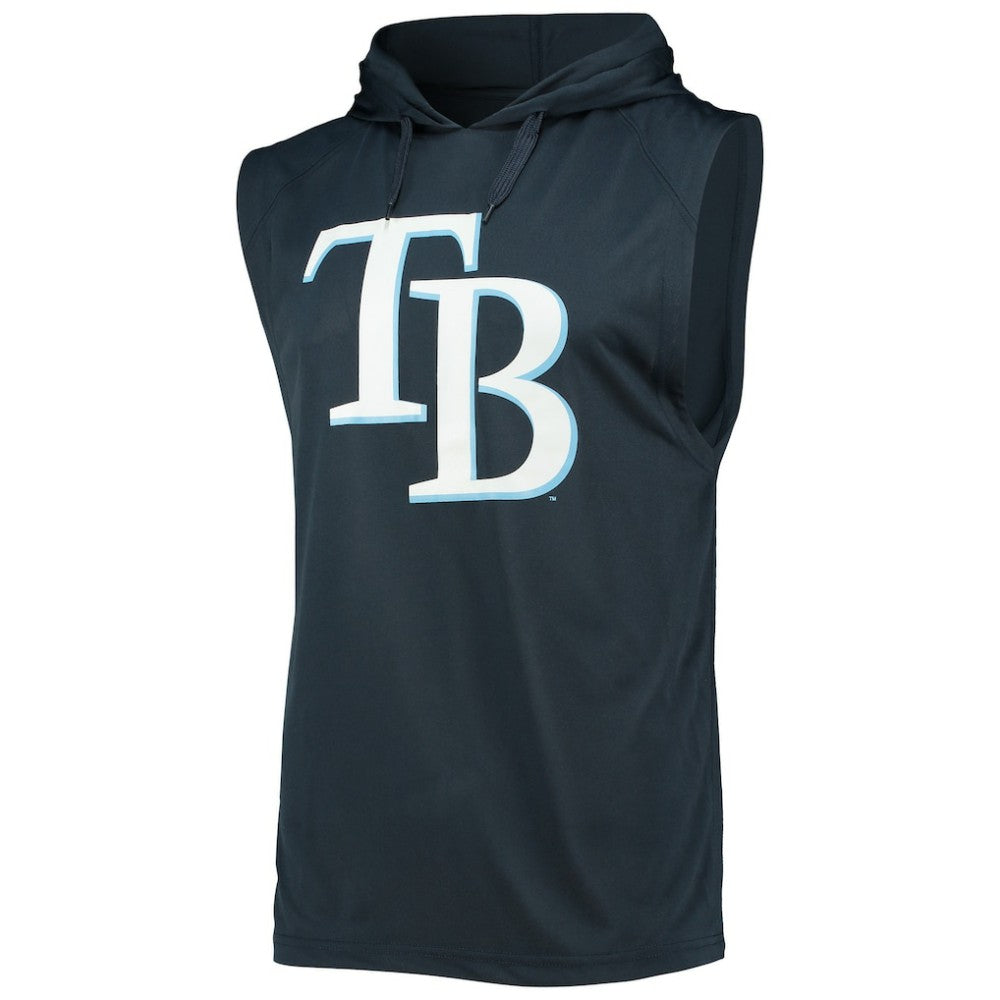 Tampa Bay Rays Stitches Sleeveless Pullover Hoodie Outlet