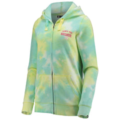 Tampa Bay Buccaneers New Era Women's Ice-Dye Full-Zip Hoodie - White - NFL