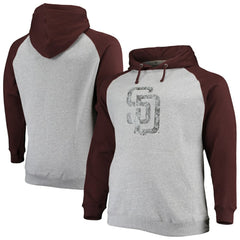 San Diego Padres Fanatics Big & Tall Raglan Pullover Hoodie Near Me