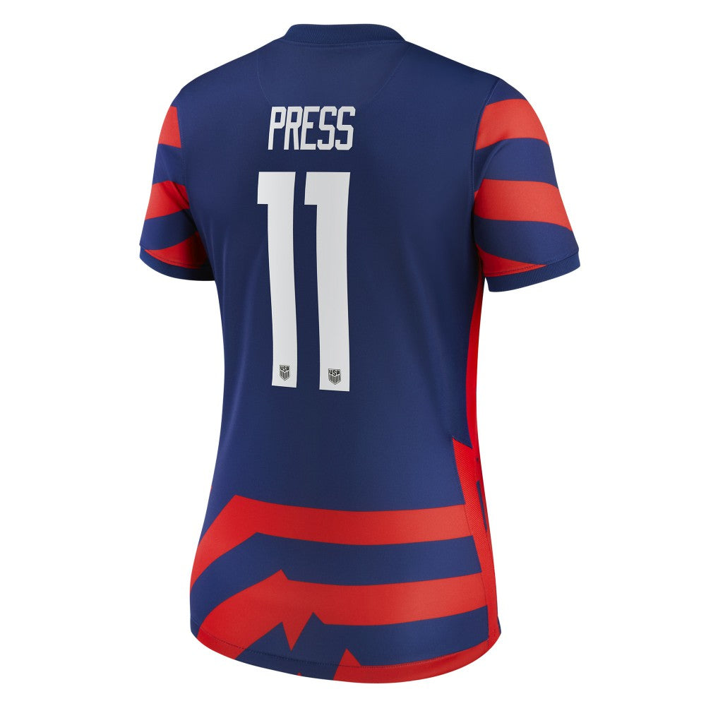 Nike - Christen Press USWNT 2021/22 Away Vapor Match Jersey - Blue
