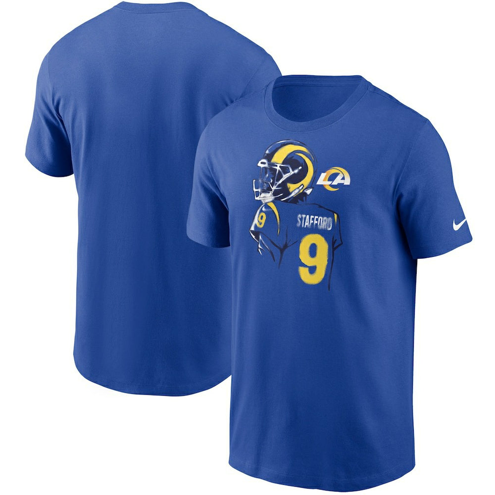 Matthew Stafford Los Angeles Rams Player Graphic T-Shirt - Royal - Nike