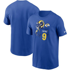 Matthew Stafford Los Angeles Rams Player Graphic T-Shirt - Royal - Nike