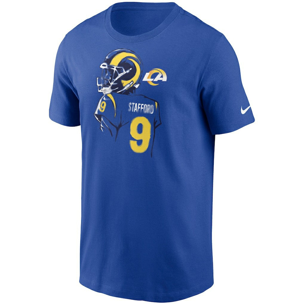 Matthew Stafford Los Angeles Rams Player Graphic T-Shirt - Royal - Nike