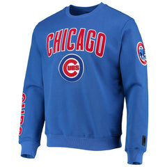 Chicago Cubs Pro Standard Stacked Logo Pullover Sweatshirt Discount