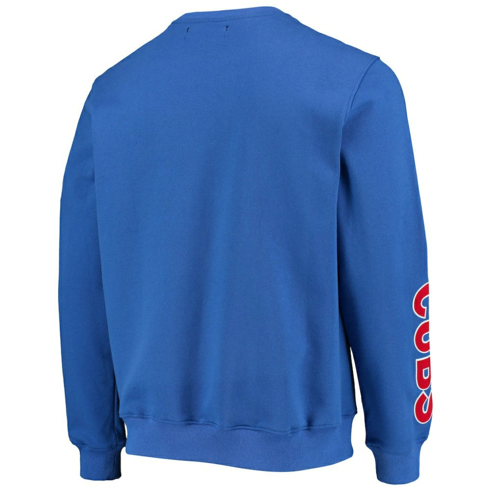 Chicago Cubs Pro Standard Stacked Logo Pullover Sweatshirt Discount