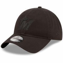 Miami Marlins New Era Black On Black Core Classic 2.0 9TWENTY Adjustable Hat for sale