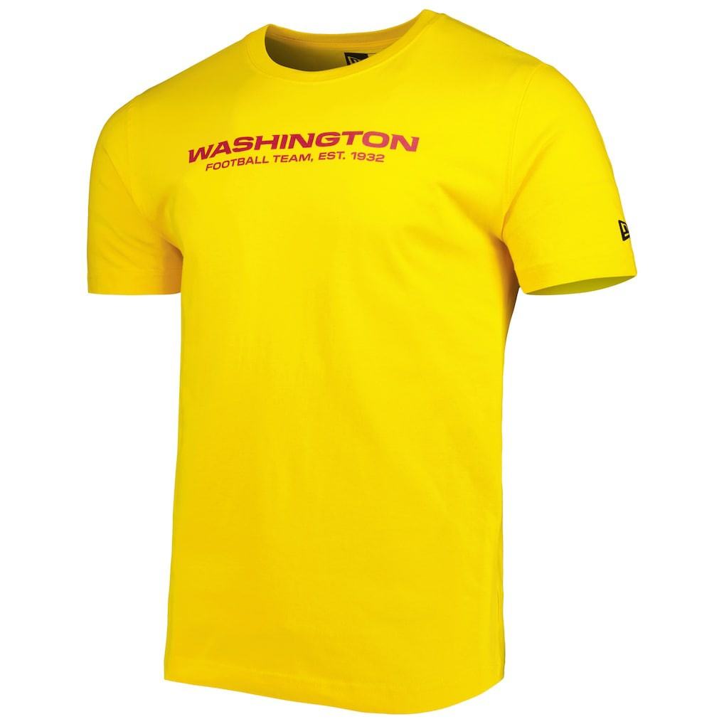 Washington Commanders New Era League Tonal T-Shirt - Gold - NFL