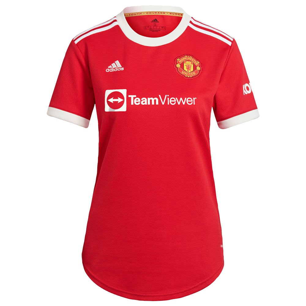 Adidas - Facundo Pellistri Manchester United Women's 2021/22 Home Replica Player Jersey - Red