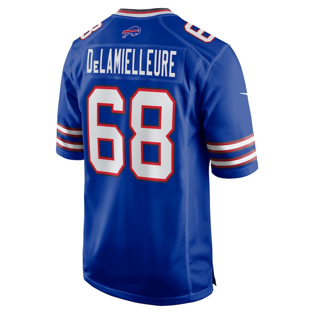 Joe DeLamielleure Buffalo Bills Game Retired Player Jersey - Royal - Nike