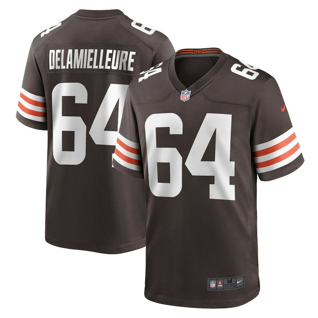Joe DeLamielleure Cleveland Browns Game Retired Player Jersey - Brown - Nike