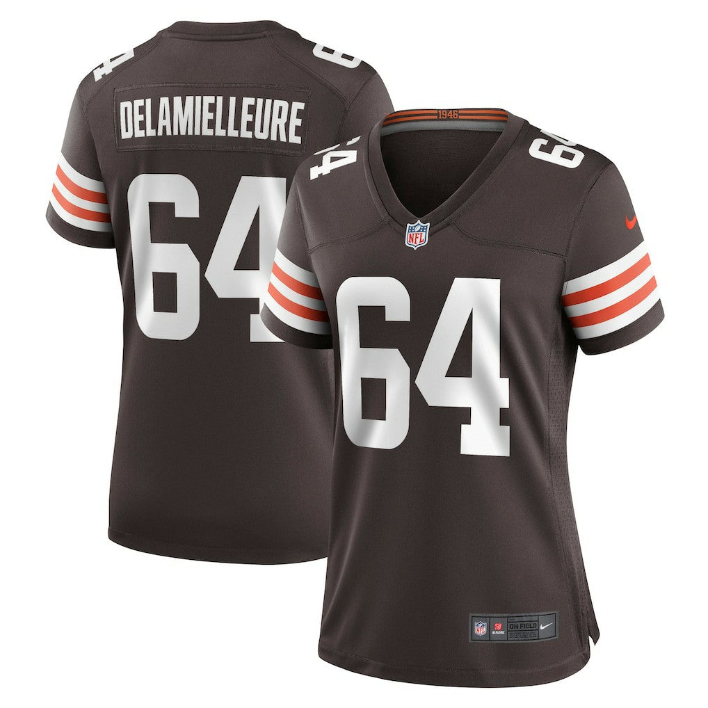 Joe DeLamielleure Cleveland Browns Women's Game Retired Player Jersey - Brown - Nike
