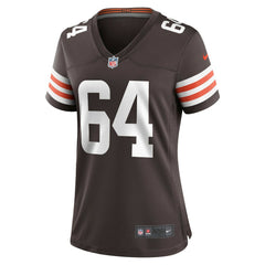 Joe DeLamielleure Cleveland Browns Women's Game Retired Player Jersey - Brown - Nike