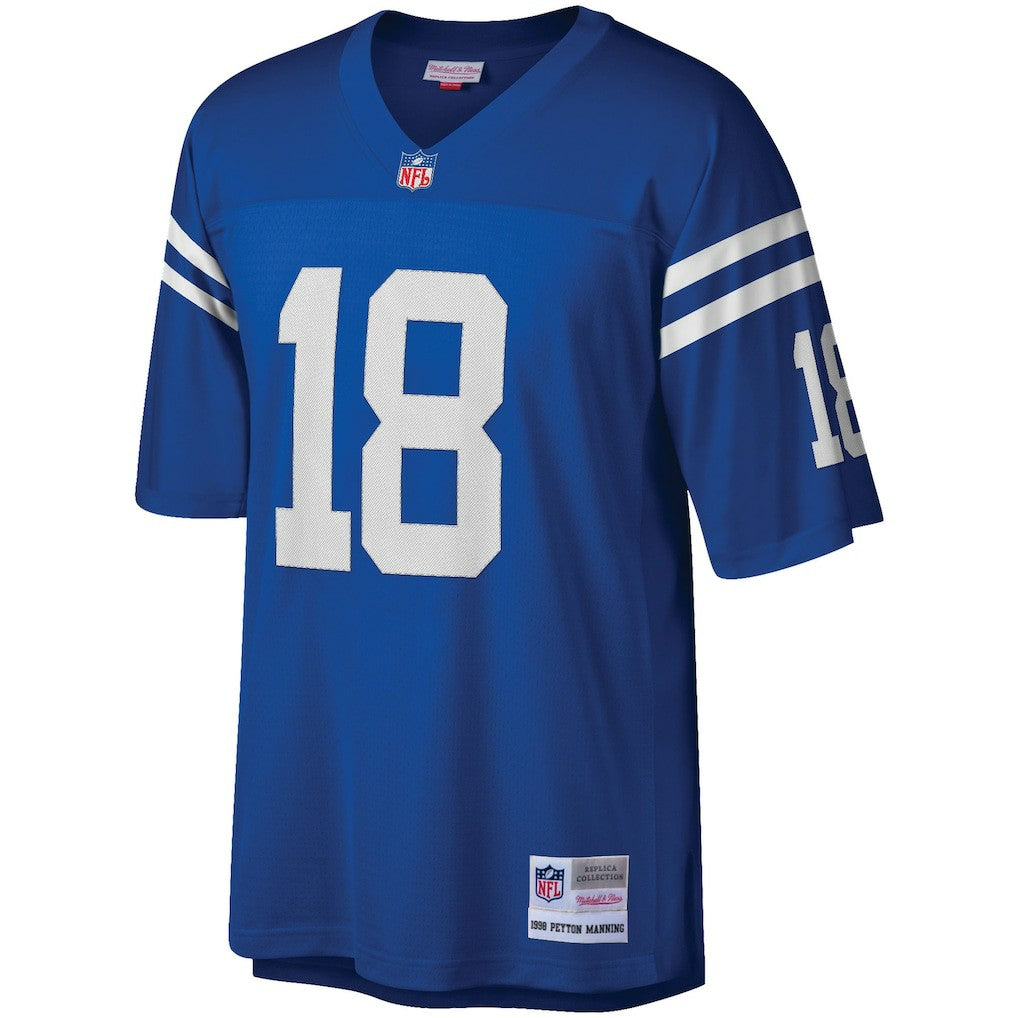 Peyton Manning Indianapolis Colts Big & Tall 1998 Retired Player Replica Jersey - Royal - Mitchell & Ness