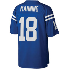 Peyton Manning Indianapolis Colts Big & Tall 1998 Retired Player Replica Jersey - Royal - Mitchell & Ness