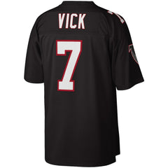 Michael Vick Atlanta Falcons Big & Tall 2002 Retired Player Replica Jersey - Black - Mitchell & Ness