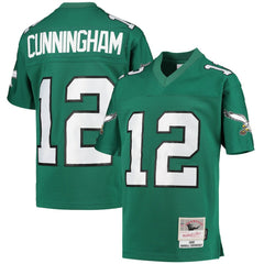 Randall Cunningham Philadelphia Eagles Youth 1990 Retired Player Legacy Jersey - Kelly Green - Mitchell & Ness