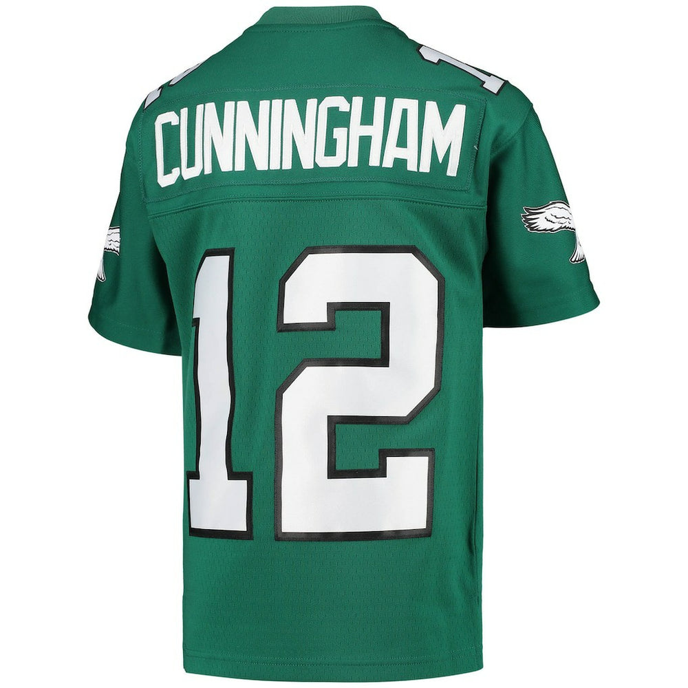 Randall Cunningham Philadelphia Eagles Youth 1990 Retired Player Legacy Jersey - Kelly Green - Mitchell & Ness