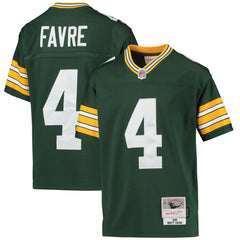 Brett Favre Green Bay Packers Youth 1996 Retired Player Legacy Jersey - Green - Mitchell & Ness