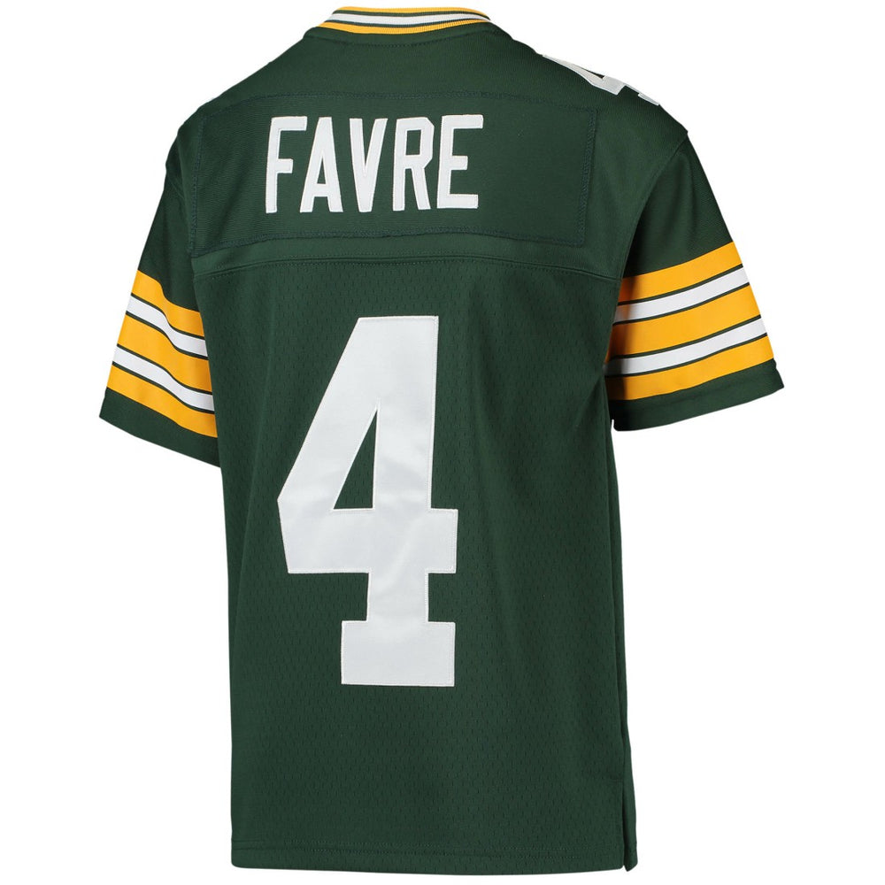 Brett Favre Green Bay Packers Youth 1996 Retired Player Legacy Jersey - Green - Mitchell & Ness