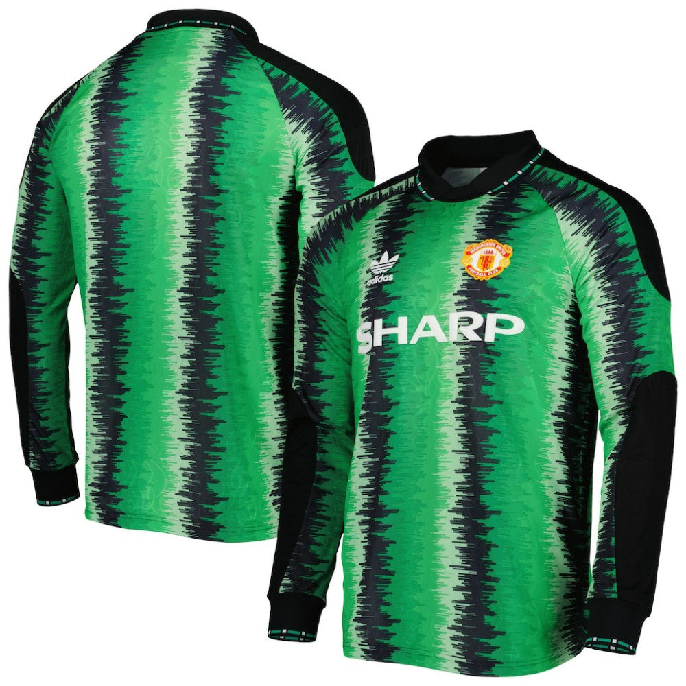 Adidas - Manchester United Originals 90 Goalkeeper Replica Jersey - Green