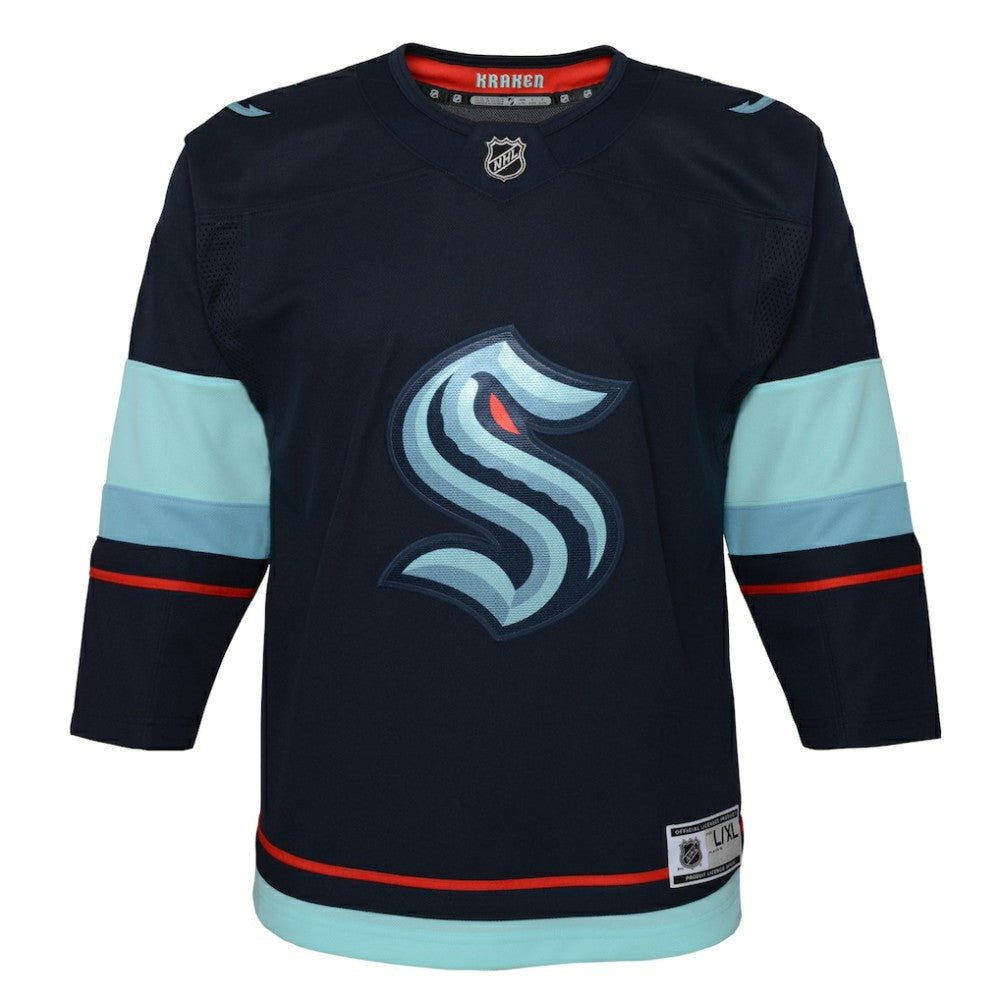 Seattle Kraken Youth Home Premier Jersey - Navy | NHL near me