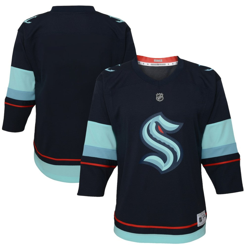 Seattle Kraken Youth Home Replica Jersey - Navy | NHL Lifestyle