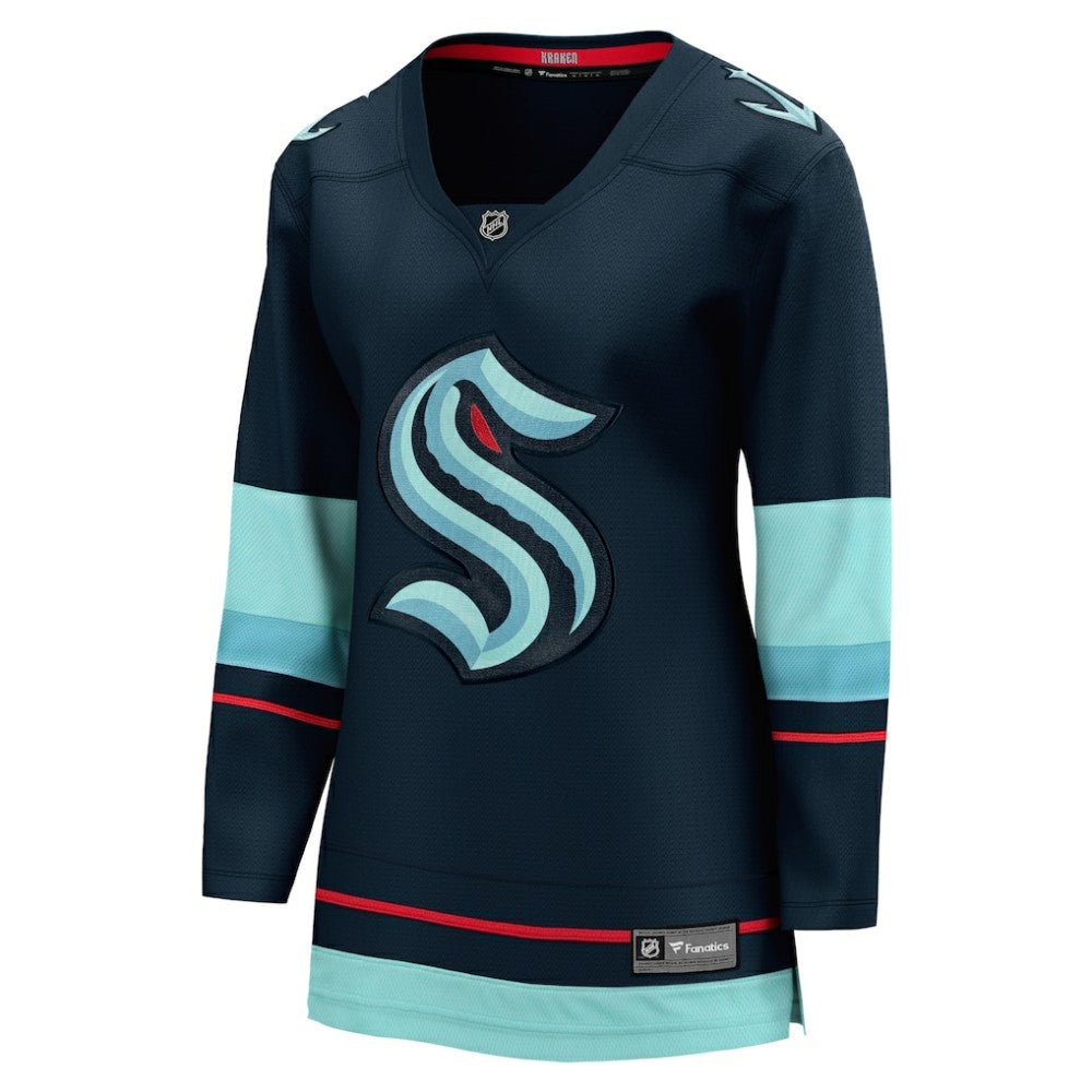 Seattle Kraken Fanatics Women's Home Breakaway Jersey - Navy | Fanatics Clearance