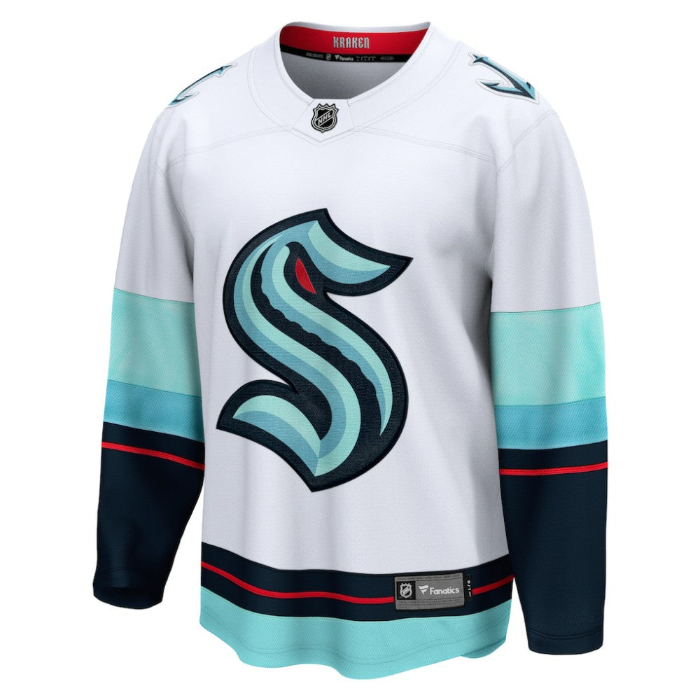 Seattle Kraken Fanatics Away Breakaway Jersey - White | Fanatics on sale