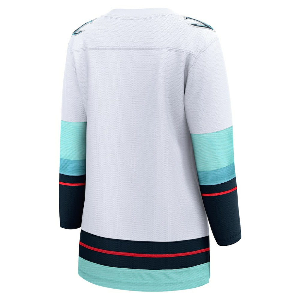 Seattle Kraken Fanatics Women's Away Breakaway Jersey - White | Fanatics near me