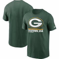 Green Bay Packers Hometown Collection Title Town T-Shirt - Green - Nike